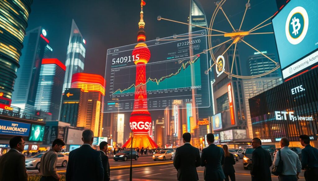 inversores institucionales en cripto Asia, ETFs de Bitcoin y Ethereum